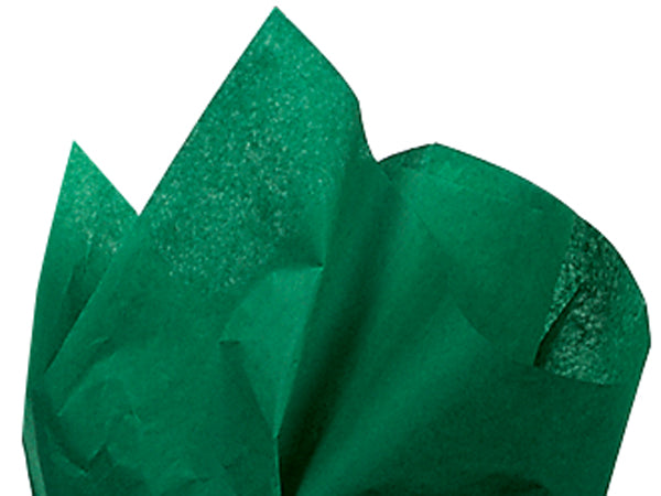 Holiday Green Color Gift Wrap Pom Pom Tissue Paper