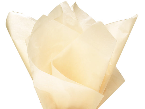 French Vanilla Color Gift Wrap Pom Pom Tissue Paper