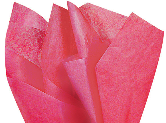 Azalea Pink Color Gift Wrap Pom Pom Tissue Paper