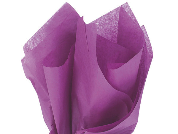 Plum Color Gift Wrap Pom Pom Tissue Paper