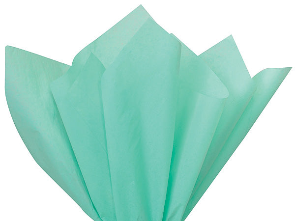 Aqua Color Gift Wrap Pom Pom Tissue Paper