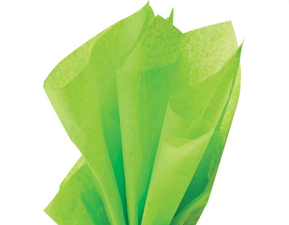 Bright Lime Color Gift Wrap Pom Pom Tissue Paper